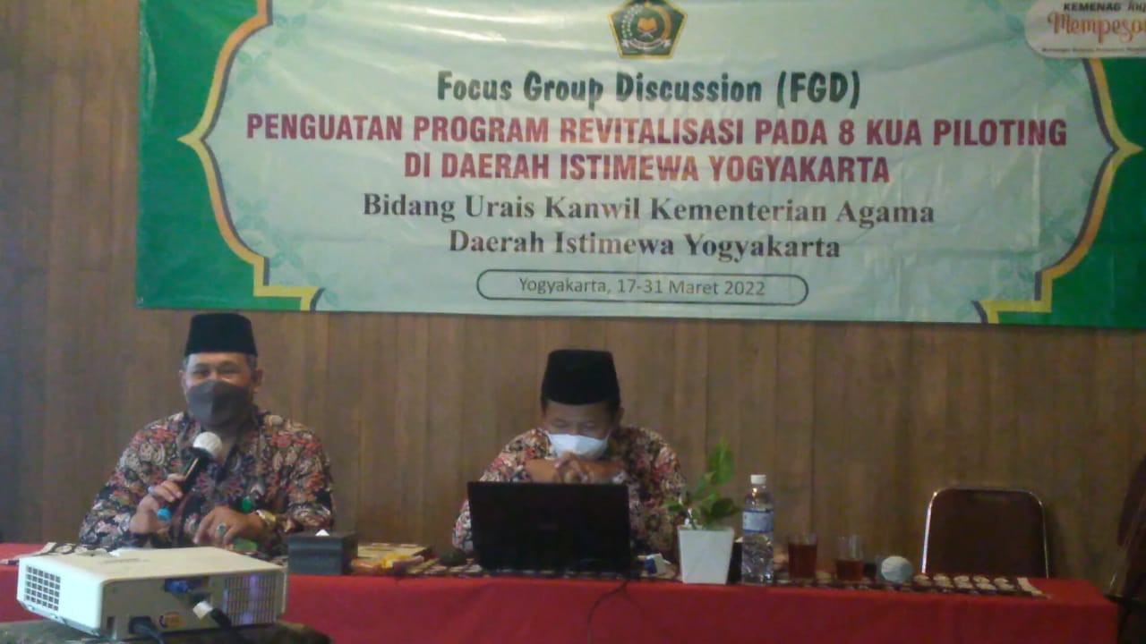 Focus Group Discussion Program Revitalisasi Kua Umbulharjo Kantor