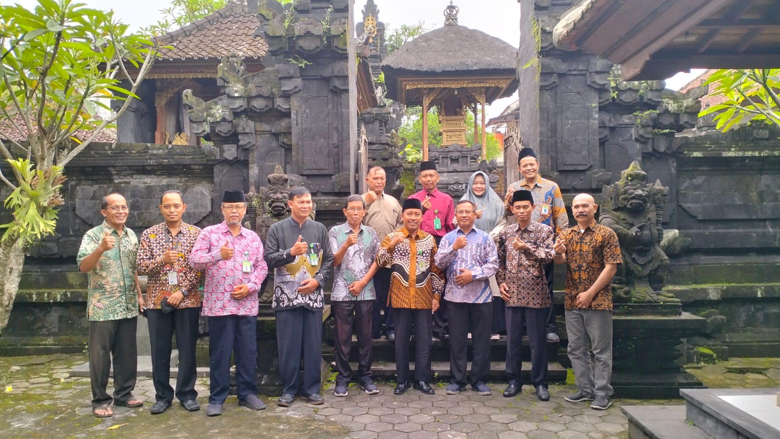 Temui Tokoh Hindu Kepala Kantor Kunjungi Pura Padma Bhuwana Saraswati