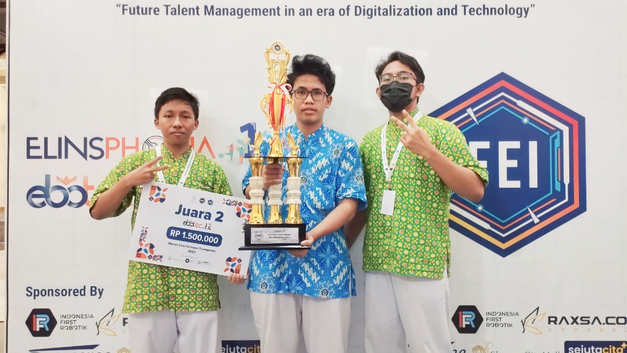 Siswa Man 1 Yogyakarta Raih Juara 2 Robotik Festival Elektronika